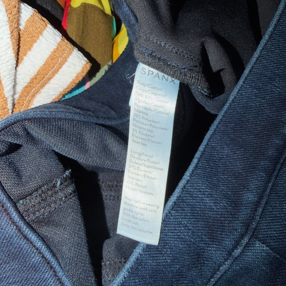 SPANX Dark Blue Women's Jeans - Picture 8 of 9